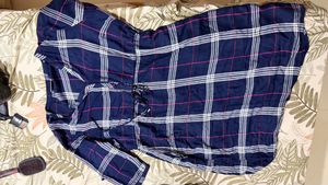 gia check  Shirt Dress bust size 44-46-48
