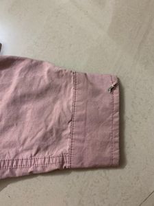 Pink Jacket With Full Sleeve