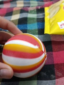 Striped Rubber Ball
