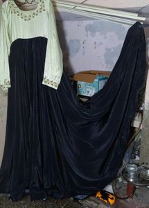 Black Silk Heavy Gown