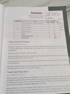 Physics Text Book For Class 10
