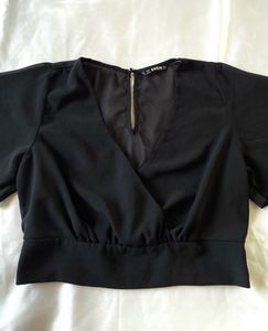 Shein Black Crop Top
