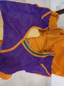 Elegant Yellow Saree