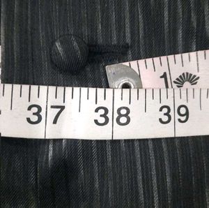 V Dot Charcoal Grey SkinnyFit Single-Breasted .