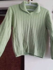 Green Knit Sweater