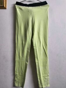 Green Slim Fit Pants