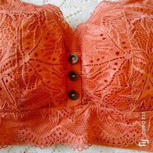Front Button Stylish Bra