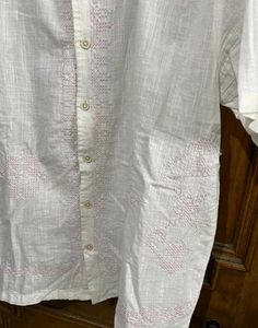 ETA(WESTSIDE) WHITE EMBROIDERED RELAXED FIT SHIRT