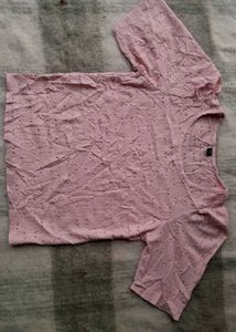 Pink Patterned Top  [ c5 ]