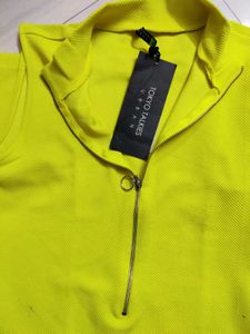 Tokyo Talkies Yellow Bodycon Mini Dress