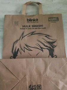 Blinkit/zepto/big basket/instamart brown Bag