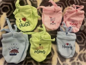 Baby Mittens - Set of Six