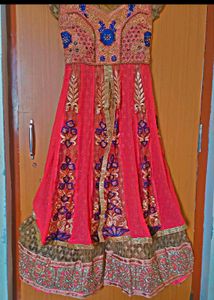 Beautiful Gown With Dupatta And Pent