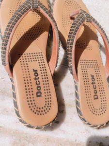 Doctor Soft Stone Work Slippers For Women Size 6