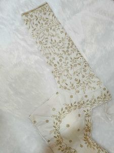 Elegant Embroidered White Blouse