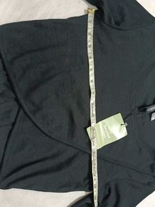 H&amp;M Black Wrap Top