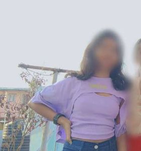 Cute Purple Crop Top Set