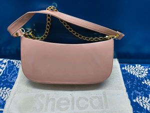 Nude Pink Sling Bag For Girls