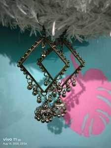 Square Jhumka Earrings