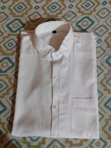 Classic White Button-Down Shirt