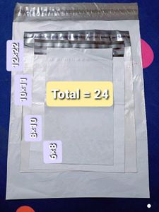 Shipping Courier Beg 24 Pcs 4 Different Size (High