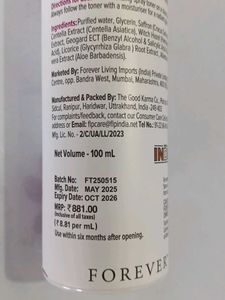 Forever Radiance Toner