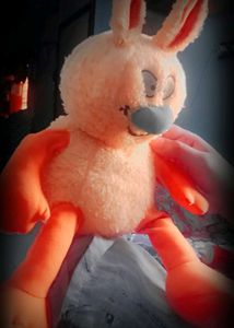 Cute Orange Plush Rabbit