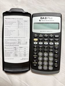Financial Calculator Texas Instruments BA II Plus