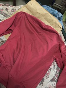 Maroon Graphic Print Sweatshirt