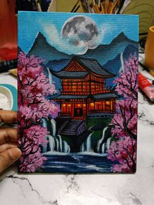 Aesthetic JAPANESE landscape Painting