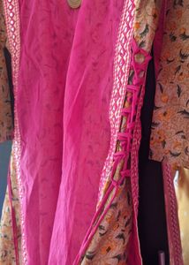 Brand New Anarkali Frock With Shrug. Not Even Used For Once