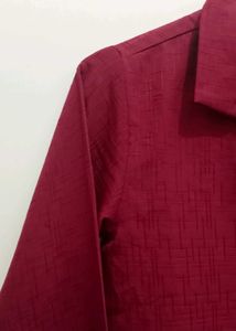 Chic Maroon Shirt by Selvia