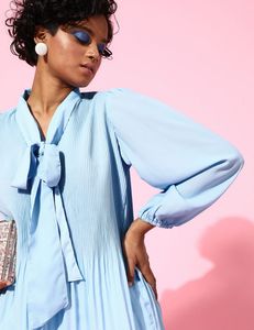 Formal Front Tie Modest Top