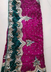 Purple Saree