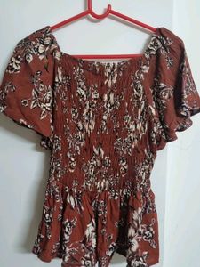 Rust Orange Top