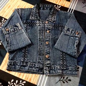 Women Washed Denim Jacket