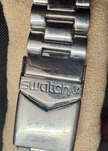 Original Swatch Chronograph Watch - Yellow Face