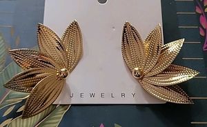 Gold Leaf Earrings NEW