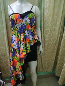 Floral Asymmetric Dress