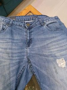 Ribbed Sparkle Jeans