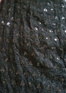 Elegant Black Embellished Kurti