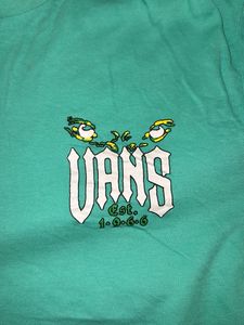 Vans Turquoise Graphic Tee - Medium