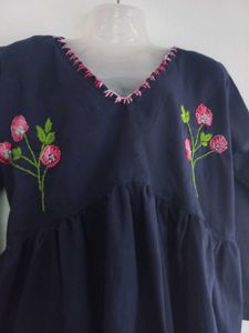 Hand Embroidery Tunic Top