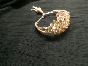 Rose Gold Bracelet With White Stone For Womens/Girls 👀👌