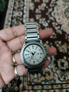 Brand Fastrack Men Wrist Watch  Metal Body