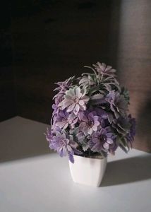 Purple Artificial Flower Decor