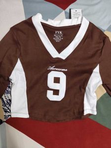 FYK Brown Crop Top