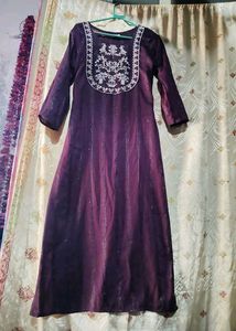 Elegant Purple Kurta Set