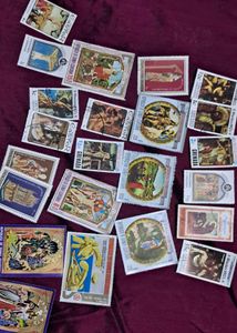 24 VINTAGE EASTER STAMPS