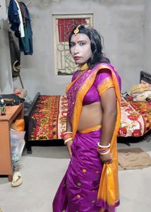 💥Free Delivery💥Gorgeous Purple &amp; Gold Saree
